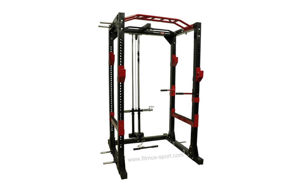 Jaula de Musculación Darwin Power Cage más estación de Poleas y Dips -  Fitshop