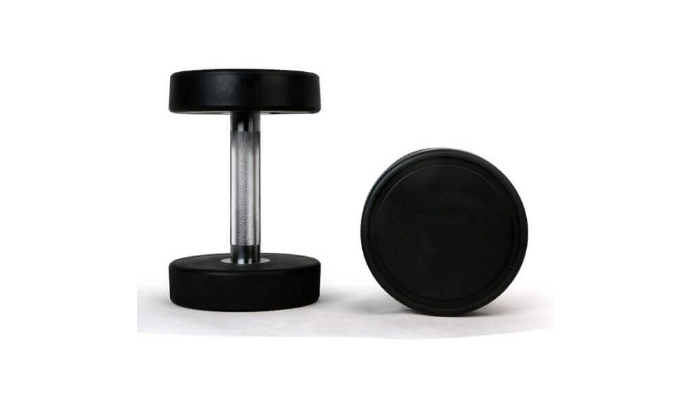 Round Urethane Steel Dumbbells (1)