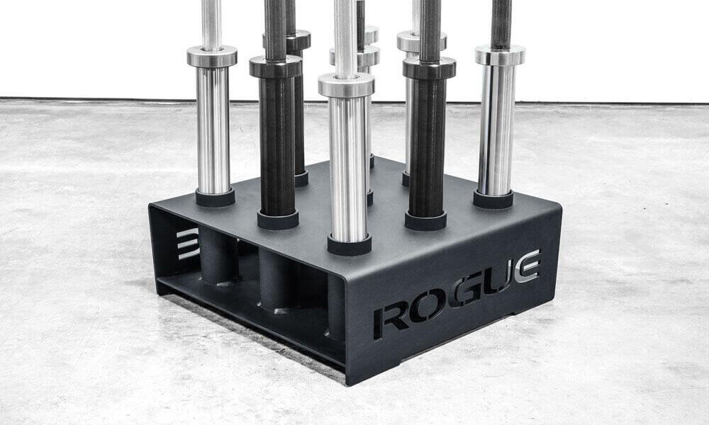 Vertical Barbell Storage Rack 9 Bar Holder